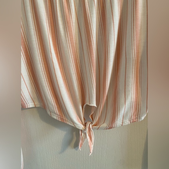 Pink Stripe Crop Top - Picture 5 of 7